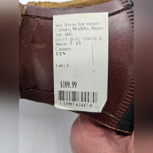 *CLEARANCE* INC Ankle Boots NWT Men's 8/Women's 10 - Picture 2 of 9